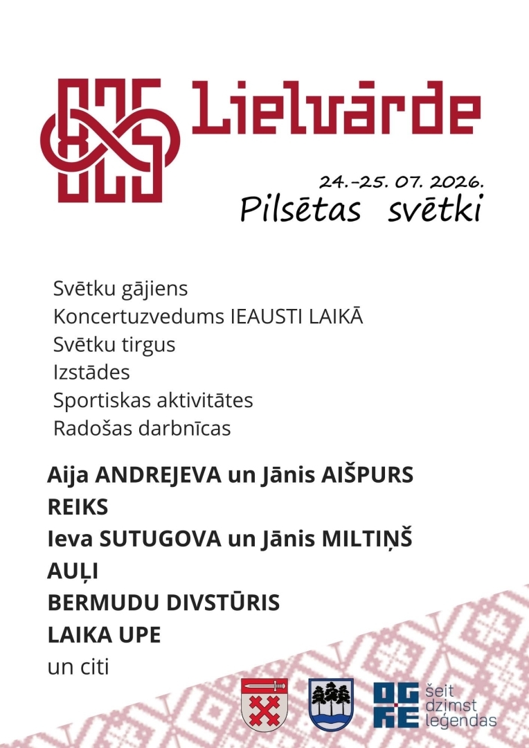 Pieteikšanās Lielvārdes pilsētas svētku tirgum