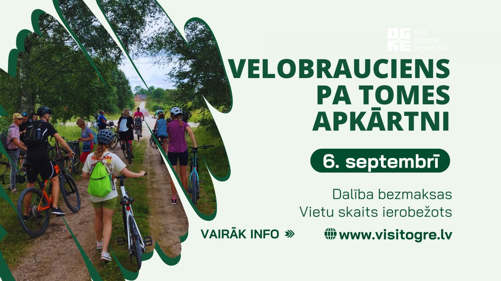 Velobrauciens pa Tomes apkārtni