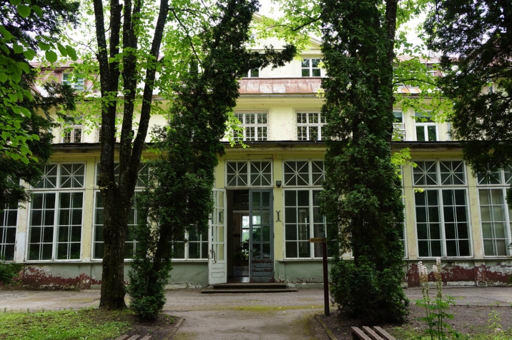 Uzsākta bijušās sanatorijas “Ogre” ieejas vestibila pārbūve