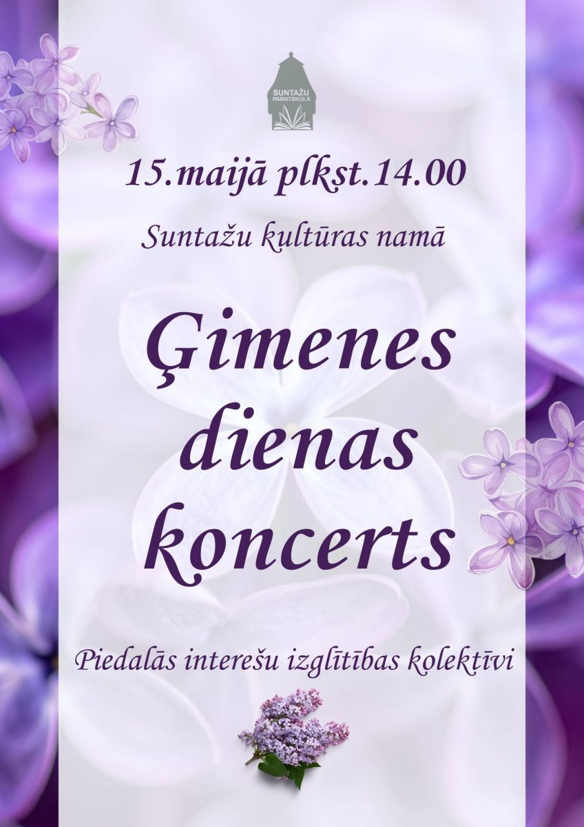 Ģimenes dienas koncerts Suntažos