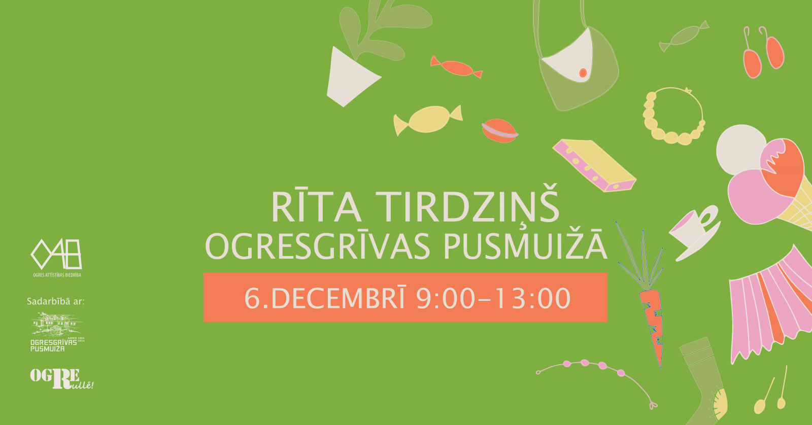Rīta tirdziņš Ogresgrīvas pusmuižā