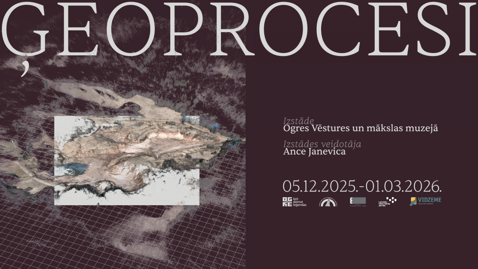 Izstādes "ĢEOPROCESI" atklāšana Ogres muzejā