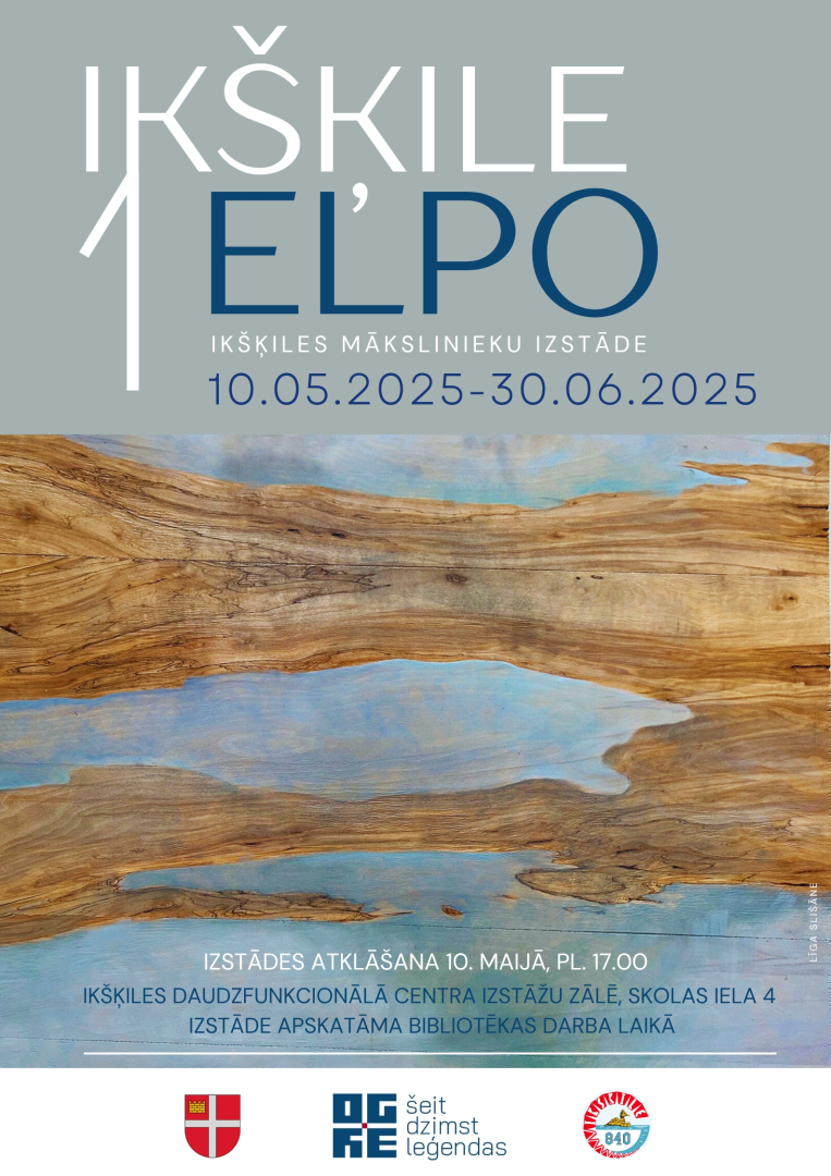 Ikšķiles mākslinieku izstādes “Ikšķile elpo” atklāšana Ikšķilē