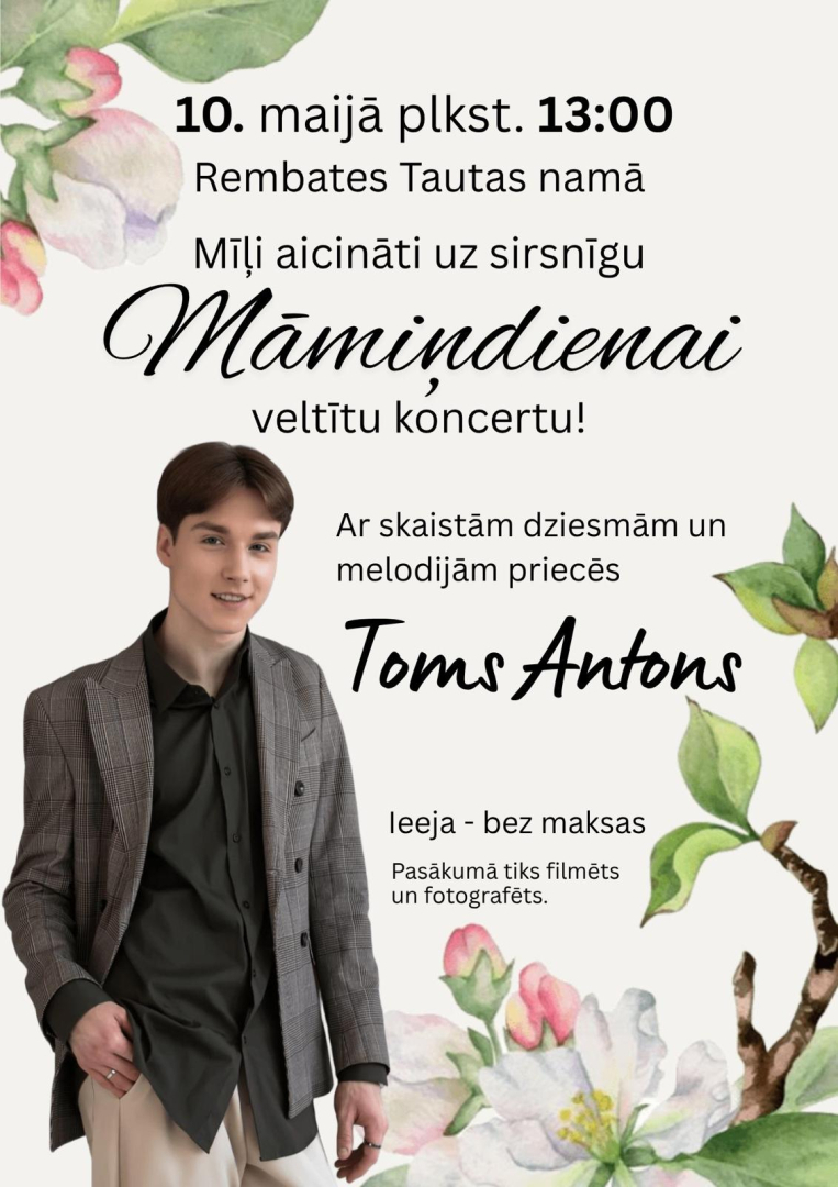 Māmiņdienai veltīts koncerts Rembatē