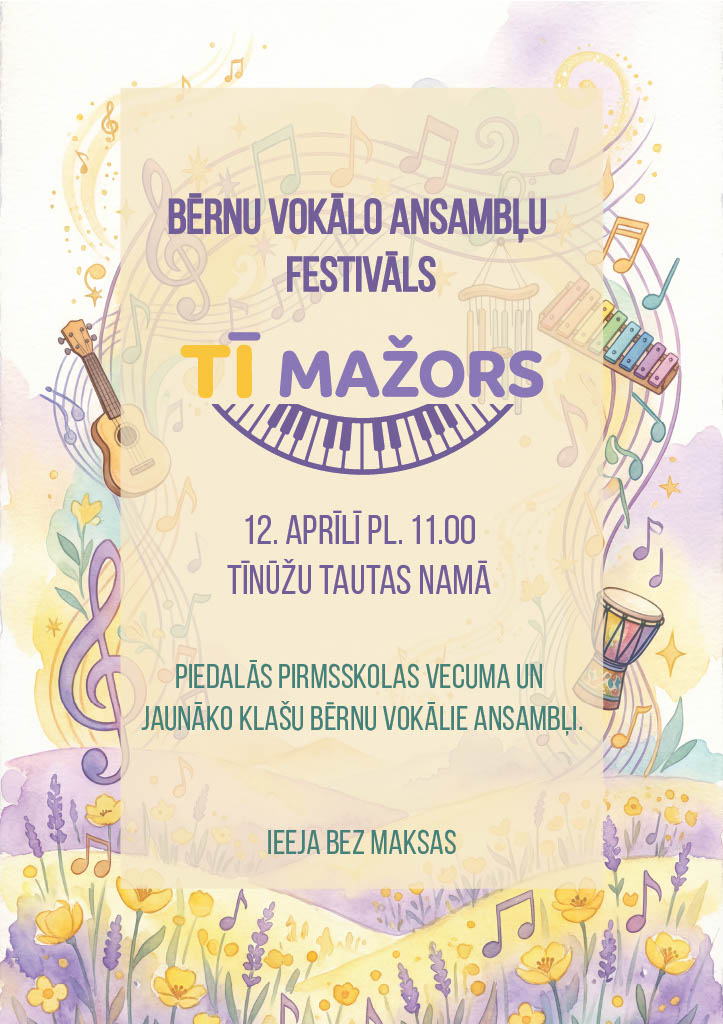 Bērnu vokālo ansambļu festivāls “’Tī Mažors”
