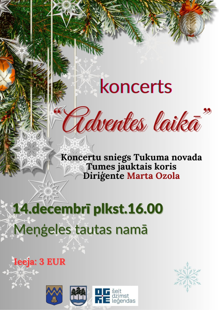 Koncerts ADVENTES LAIKĀ Meņģelē