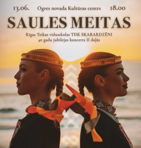 Tautas deju kolektīva SKABARDZĒNI 40. jubilejas koncerts Ogrē
