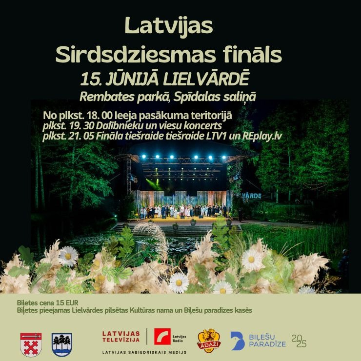 Latvijas Sirdsdziesmas fināls Lielvārdē