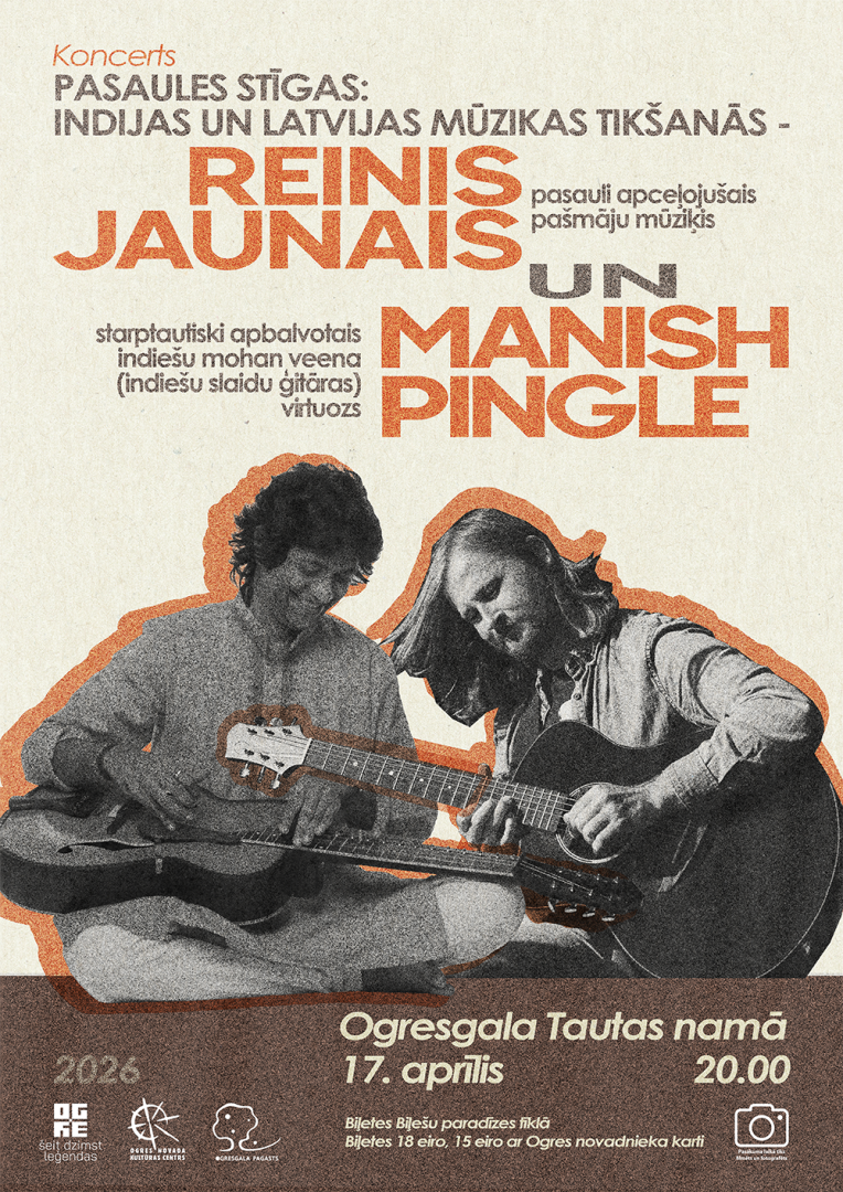 Koncerts ”Pasaules stīgas: Indijas un Latvijas mūzikas tikšanās” Ogresgalā