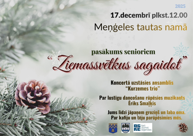 Ziemassvētku pasākums senioriem Meņģelē