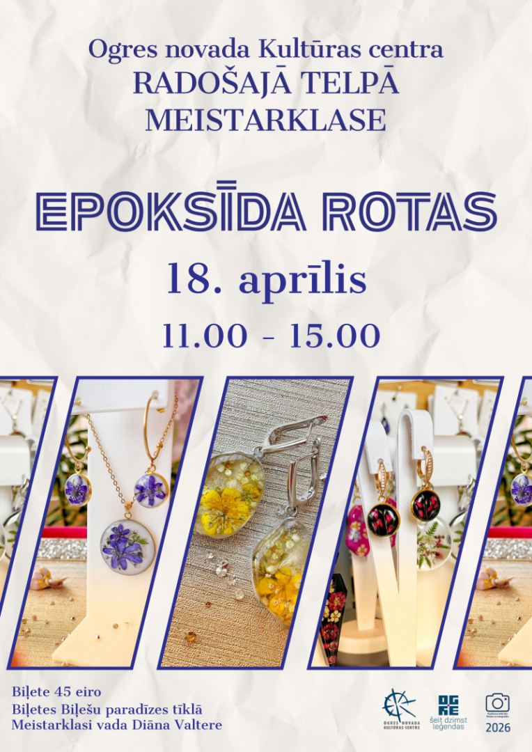 Meistarklase “Epoksīda rotas” Ogrē