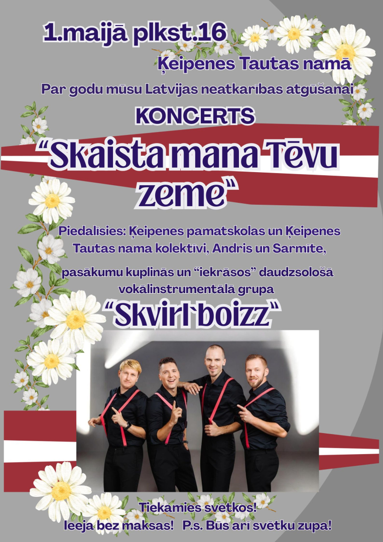 Koncerts “Skaista mana Tēvu zeme” Ķeipenē
