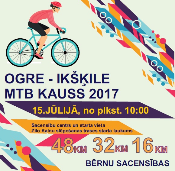 Jau nākamnedēļ Ogre-Ikšķile MTB Kauss 2017