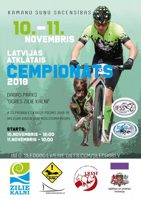 Nedēļas nogalē Ogrē Pasaules kausa posms kamanu suņu sportā