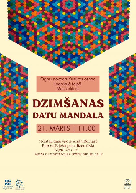 Meistarklase MANA DZIMŠANAS DATU MANDALA Ogrē