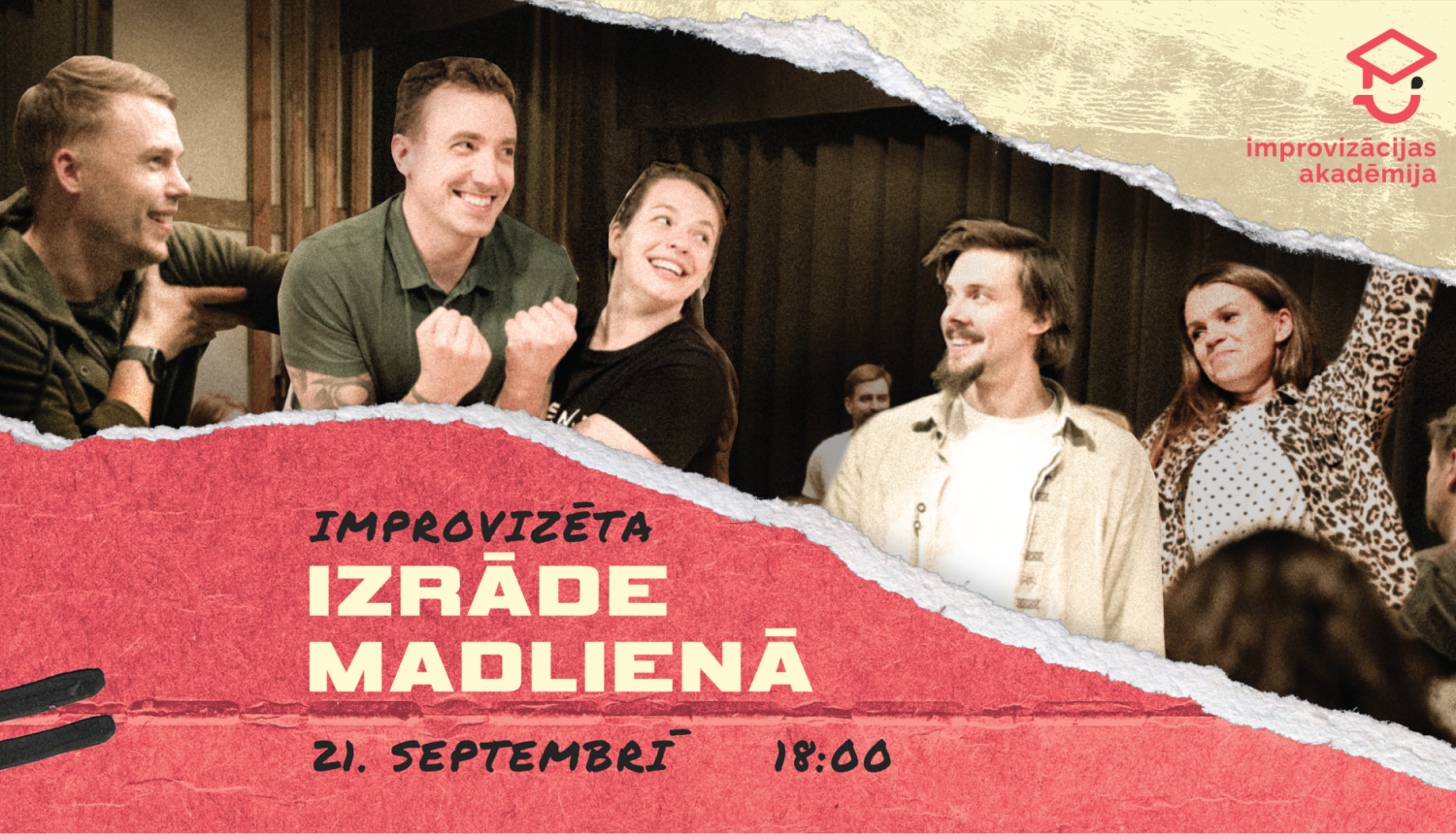 Improvizācijas teātra izrāde Madlienā