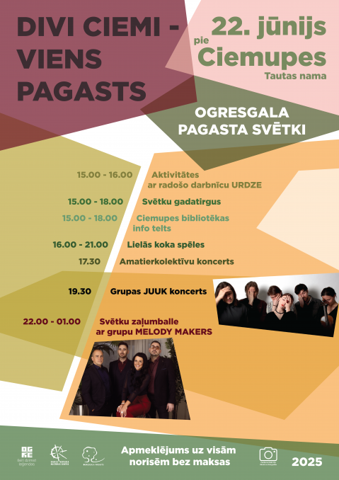 Ogresgala pagasta svētki DIVI CIEMI - VIENS PAGASTS Ciemupē