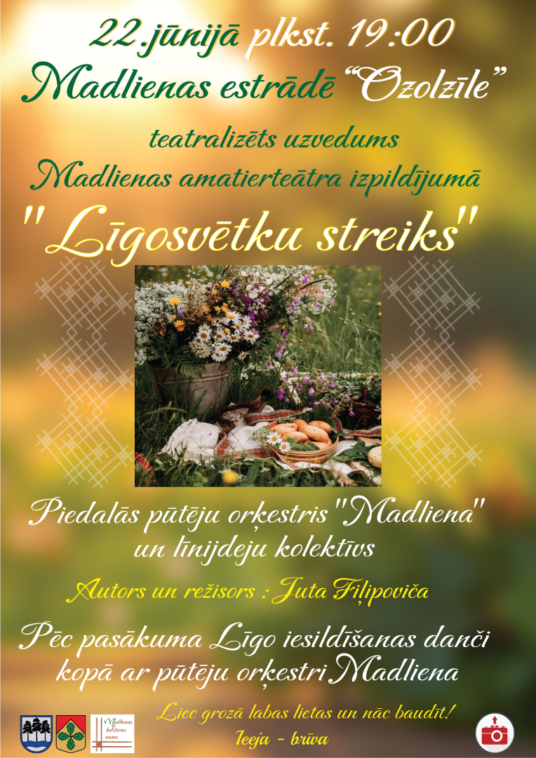 Teatralizēts uzvedums “Līgosvētku streiks” Madlienā