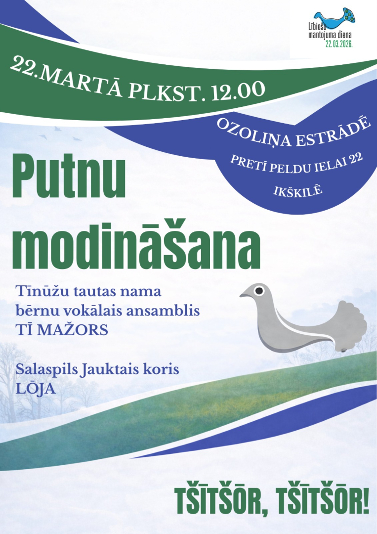 Putnu modināšana Ikšķilē