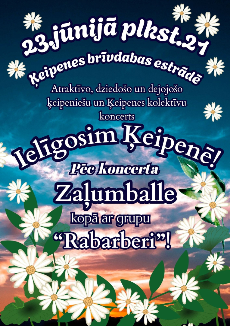 Koncerts "Ielīgosim Ķeipenē!"