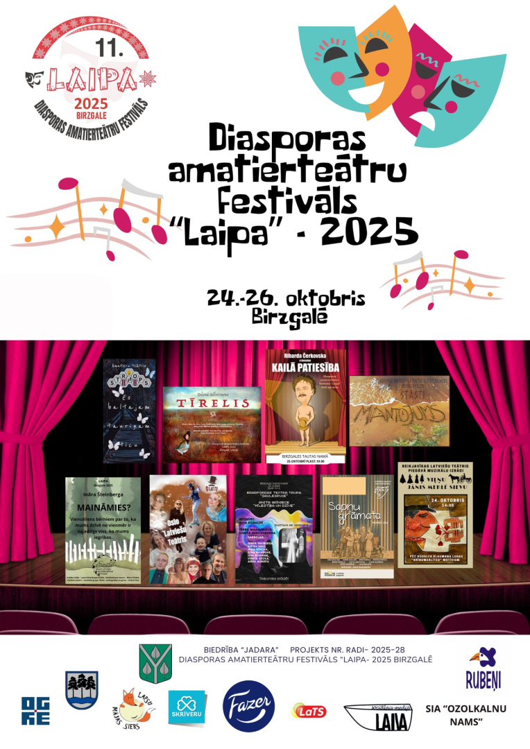 Diasporas amatierteātru festivāls “Laipa”-2025 Birzgalē