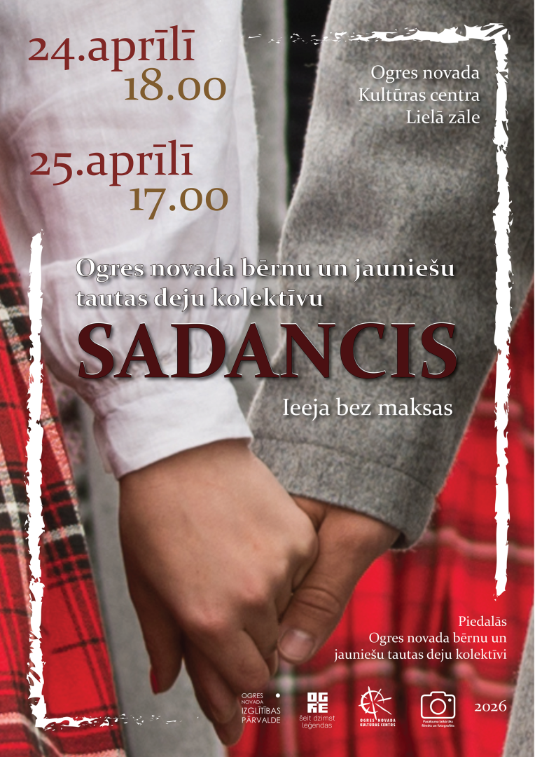 Ogres novada bērnu un jauniešu tautas deju kolektīvu SADANCIS Ogrē