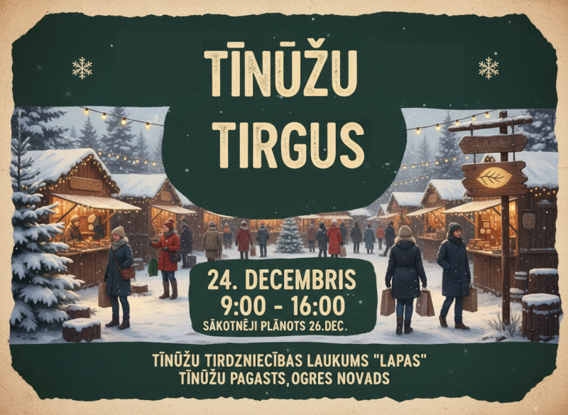 Ziemassvētku tirgus Tīnūžos