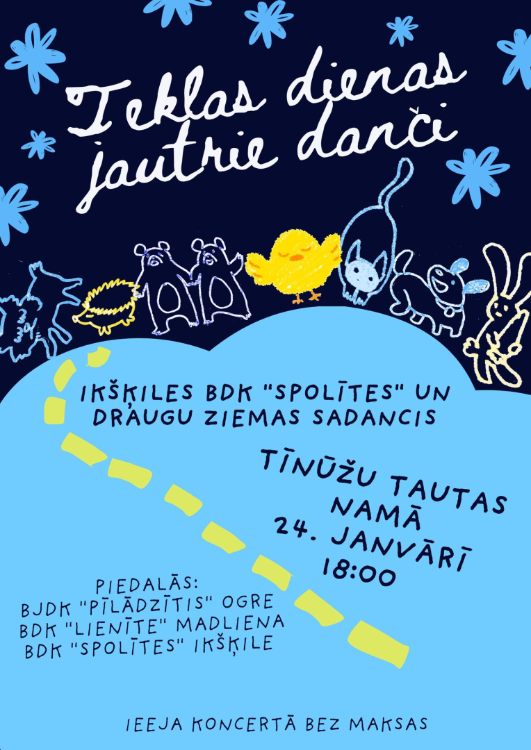 Koncerts TEKLAS DIENAS JAUTRIE DANČI Tīnūžos