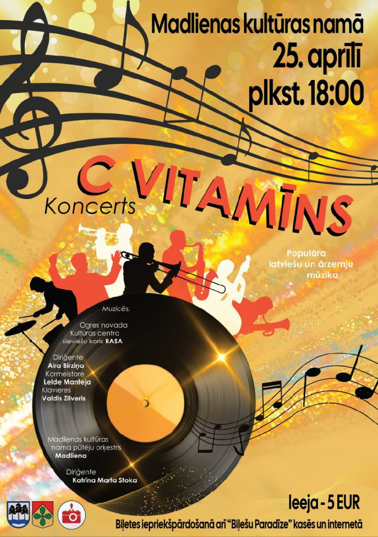 Koncerts C VITAMĪNS Madlienā