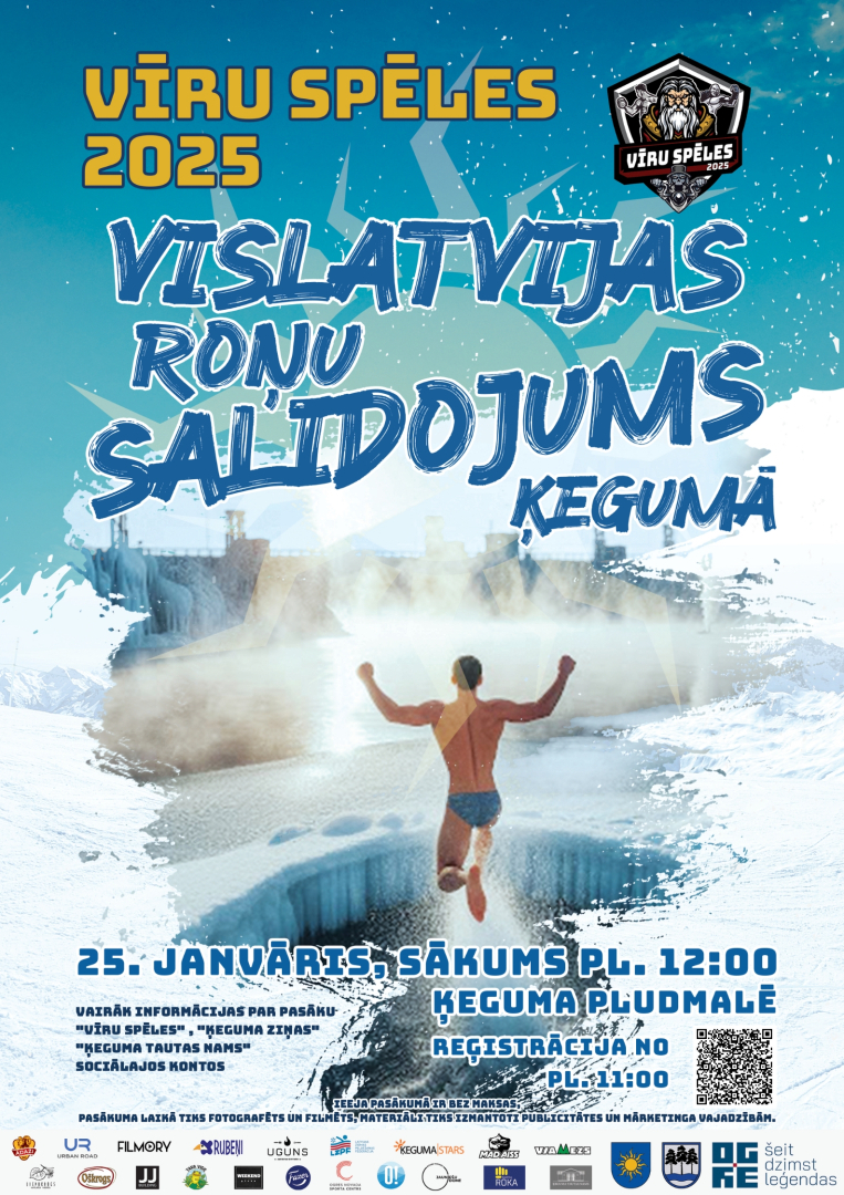 Vīru spēļu Vislatvijas roņu salidojums Ķegumā