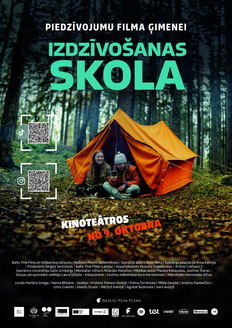 Ģimenes filma "Izdzīvošanas skola" Ogrē