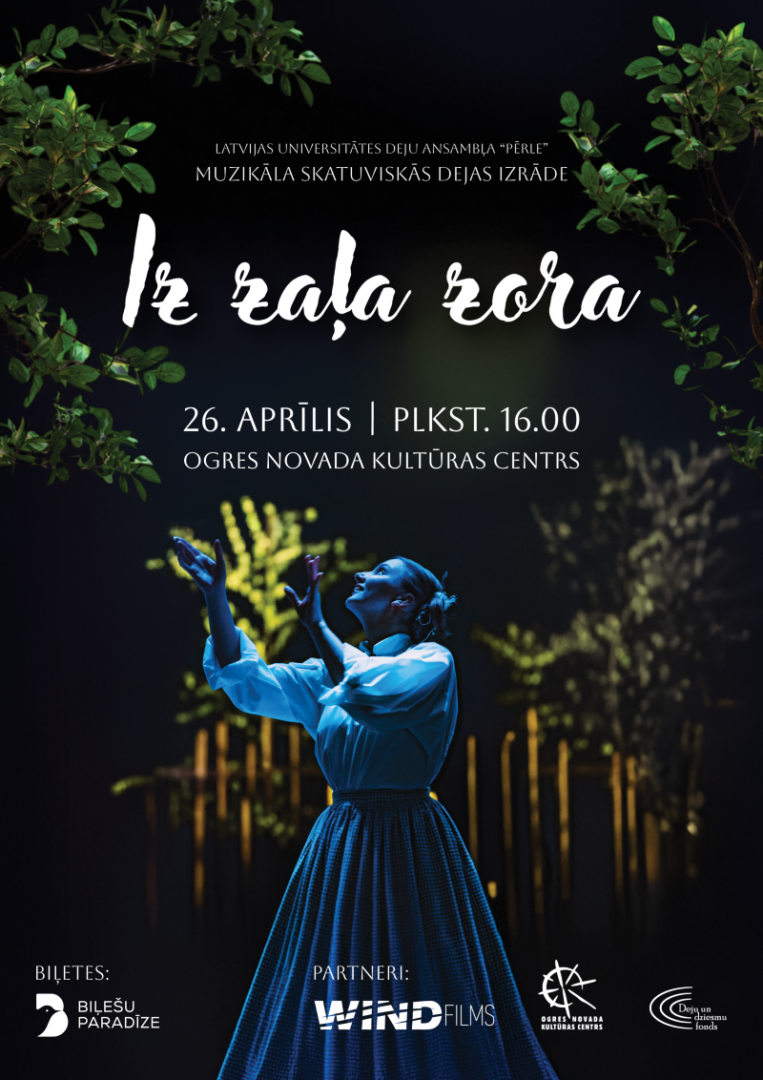 Muzikāla skatuviskās dejas izrāde “Iz zaļa zora” Ogrē