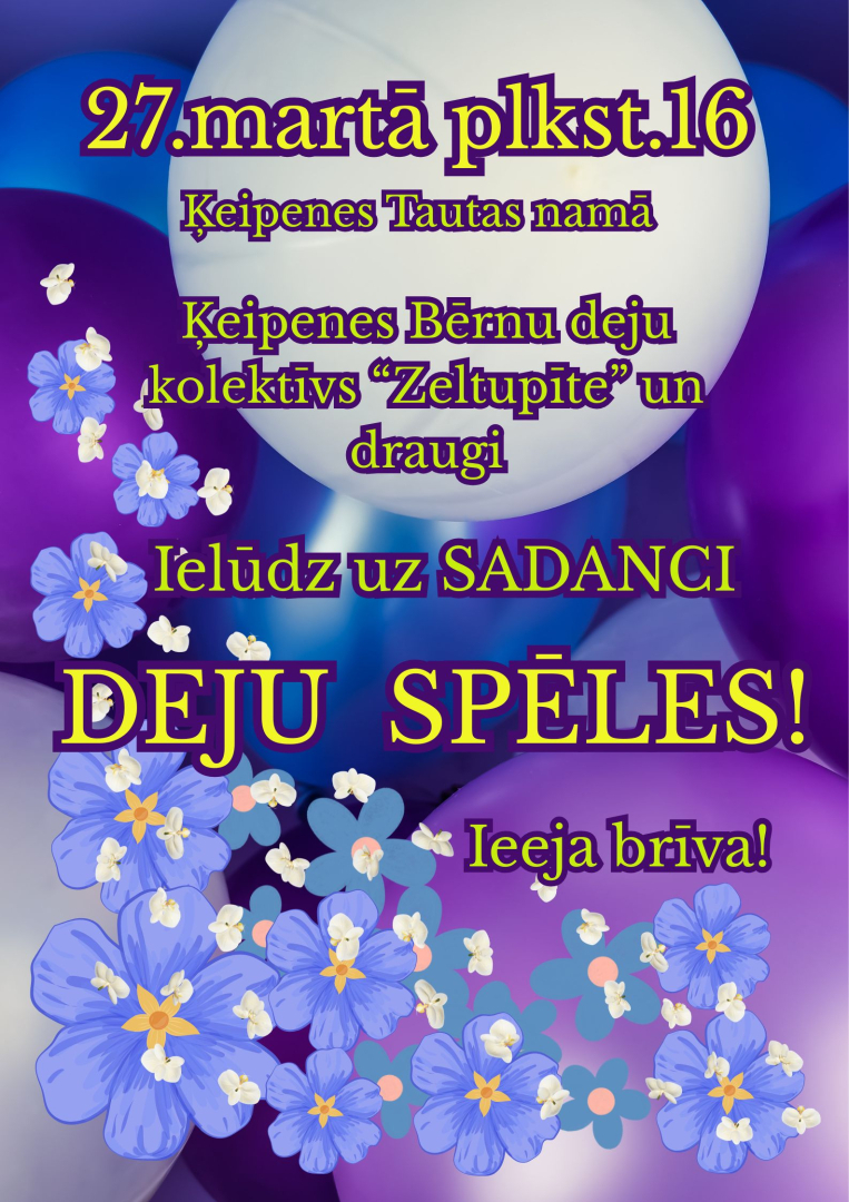 Ķeipenes bērnu tautas deju kolektīva “Zeltupīte” sadancis Ķeipenē