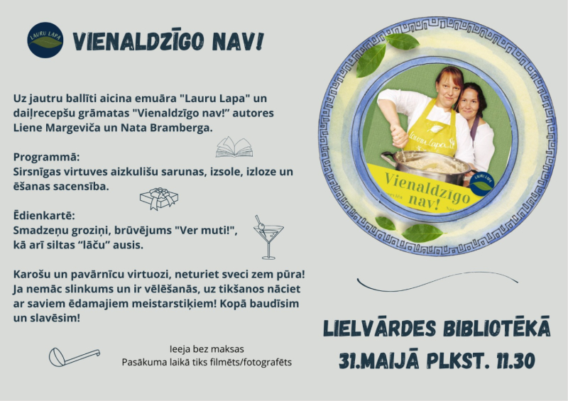 Tikšanās ar Lieni Margeviču un Natu Brambergu Lielvārdē