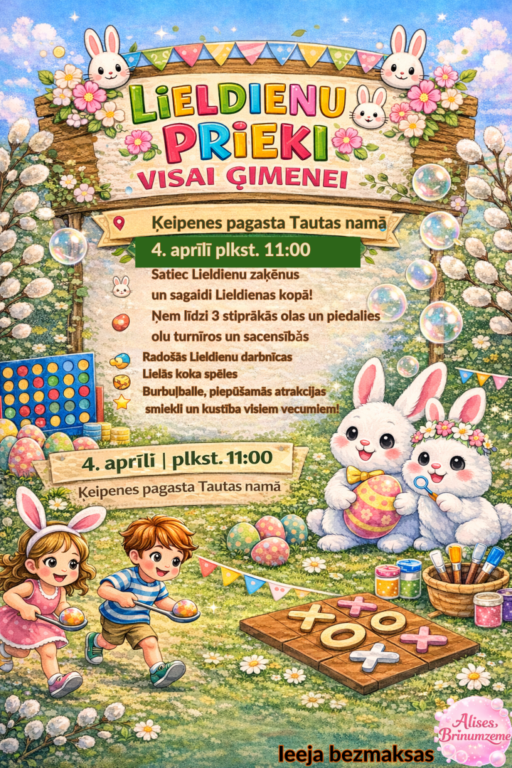 LIELDIENU PRIEKI VISAI ĢIMENEI Ķeipenē