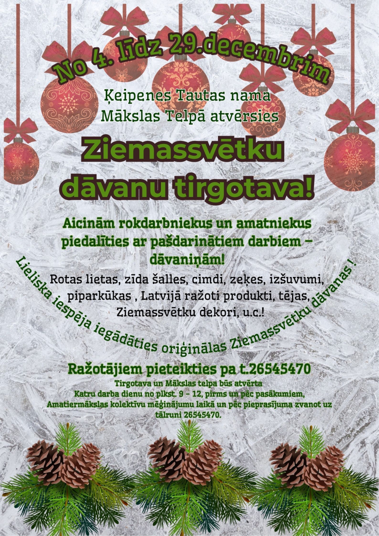 Ziemassvētku dāvanu tirgotava Ķeipenē