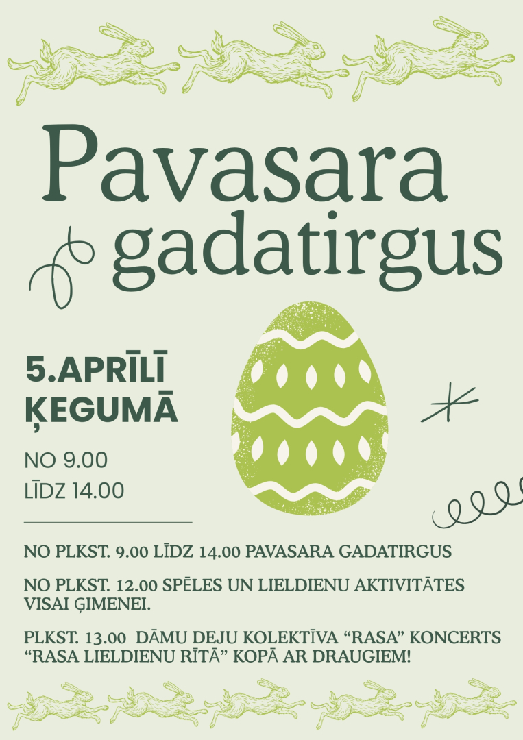 Pavasara gadatirgus Ķegumā