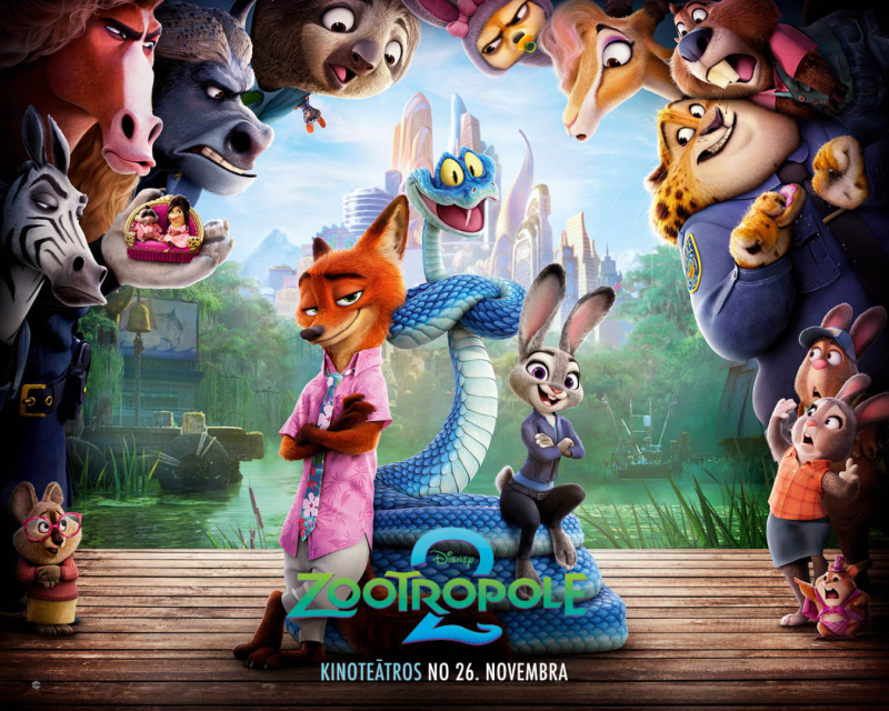 Animācijas filma ZOOTROPOLE 2 Ogrē