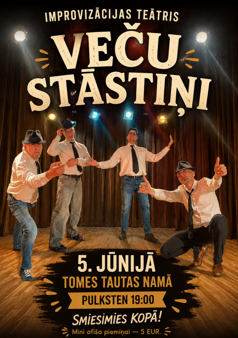Improvizācijas teātris VEČU STĀSTIŅI Tomē