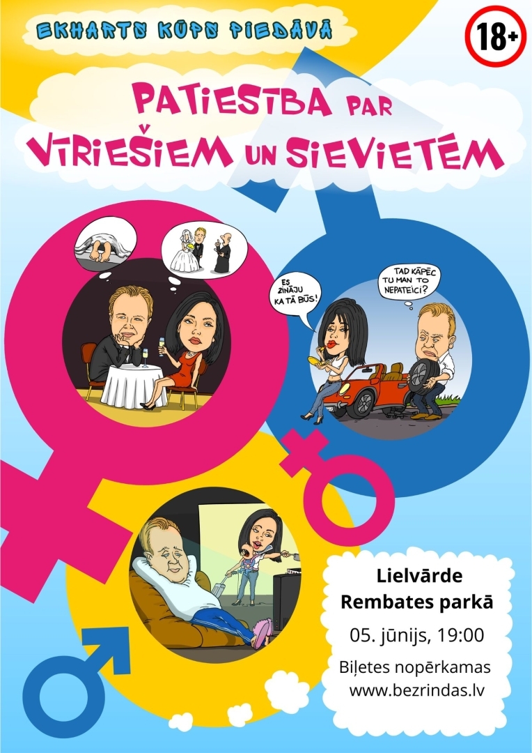 Ekharts Kūps. Patiesība par vīriešiem un sievietēm Lielvārdē