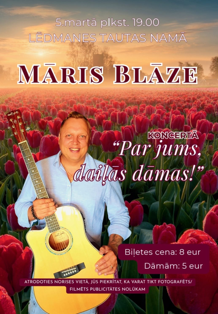 Māra Blāzes koncerts Lēdmanē