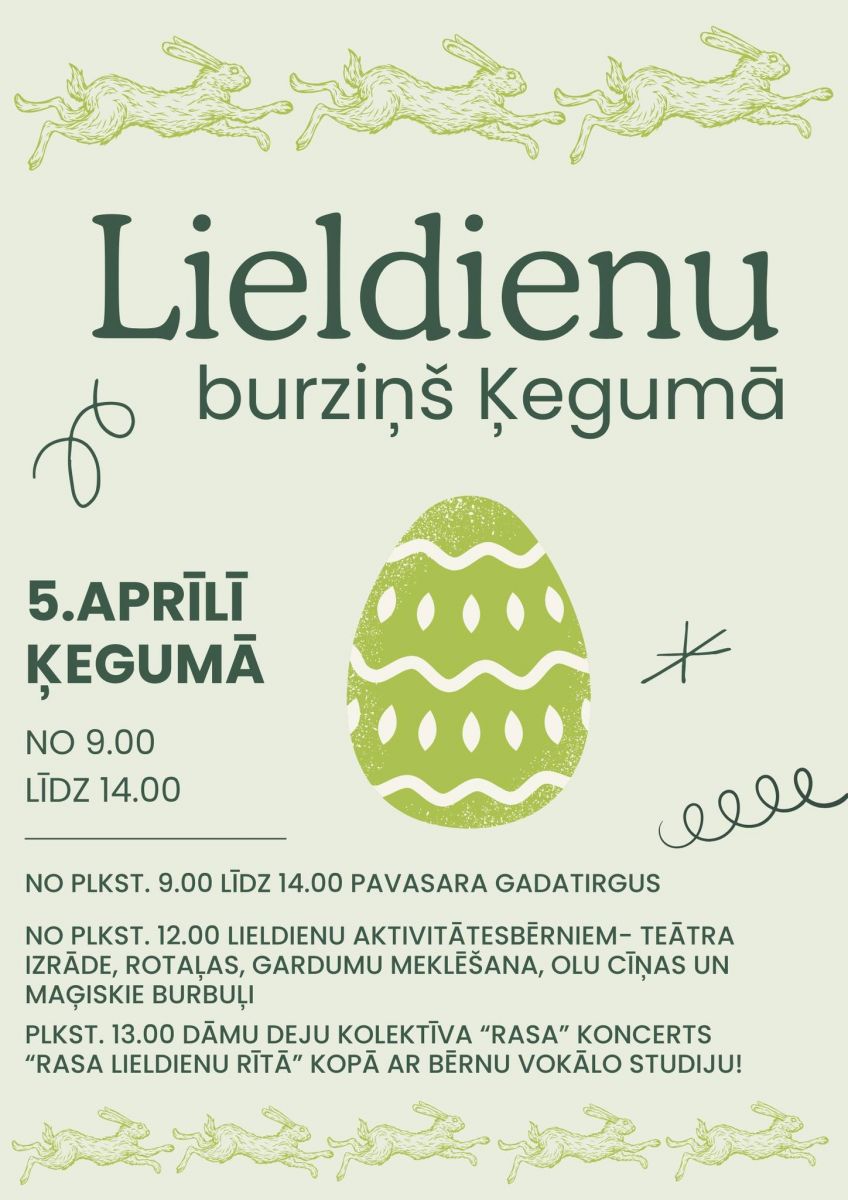 Lieldienu burziņš Ķegumā 