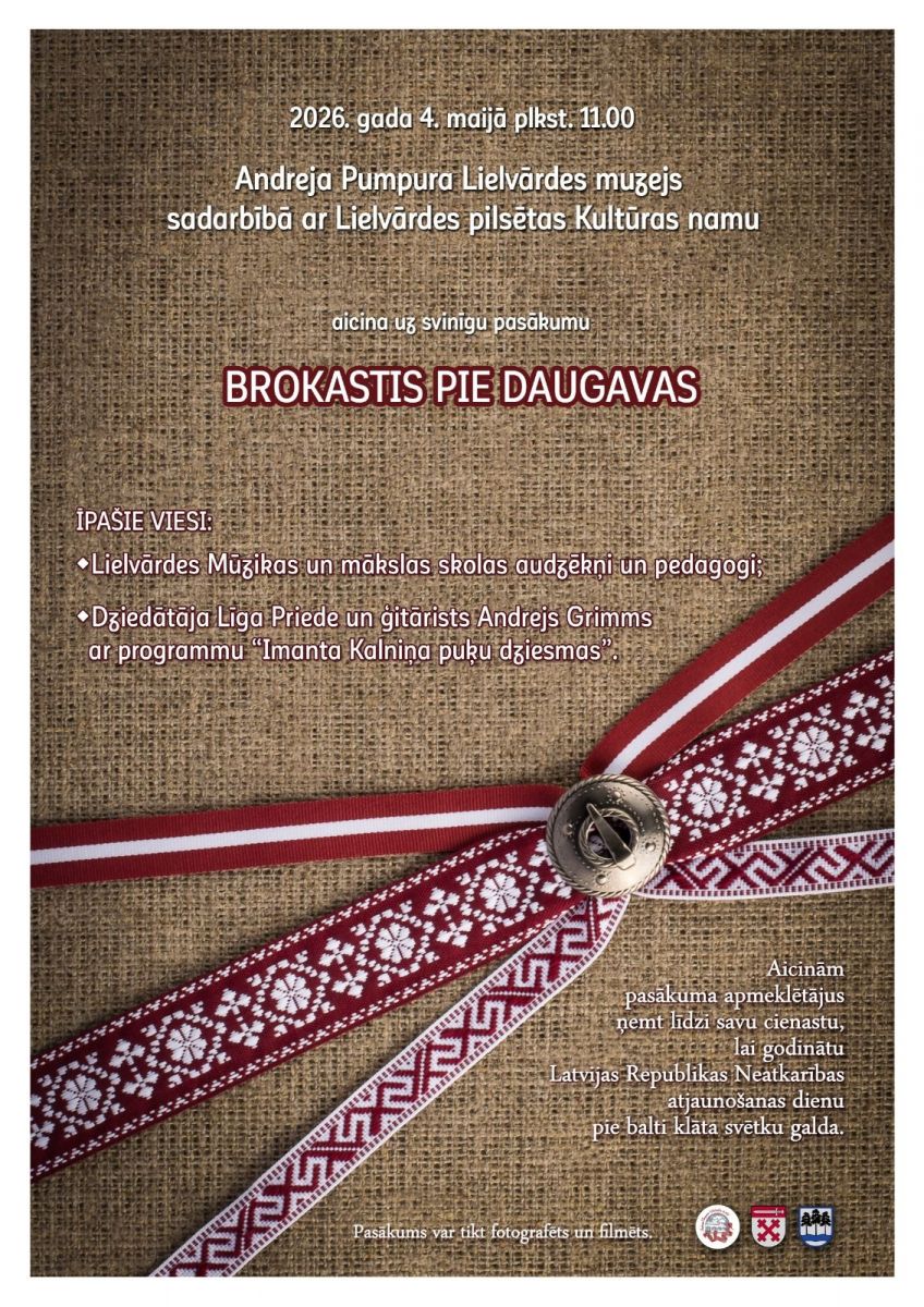 Pasākums "Brokastis pie Daugavas" Lielvārdē