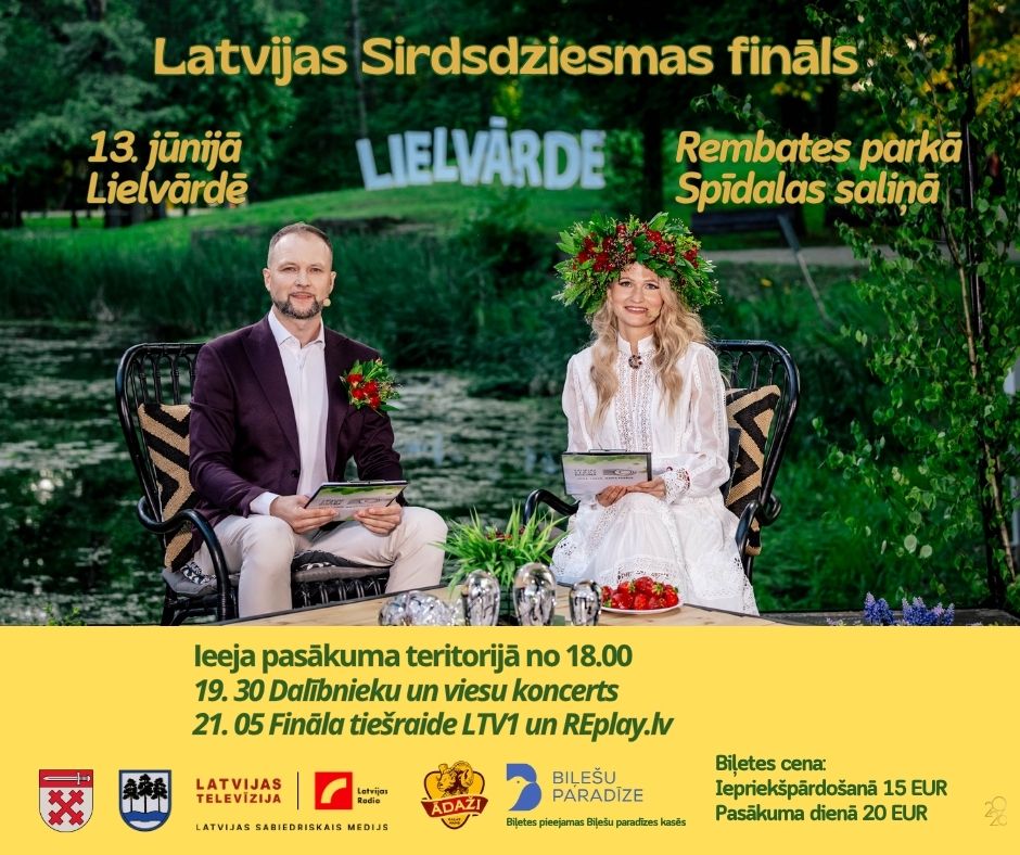 Latvijas Sirdsdziesmas fināls Lielvārdē