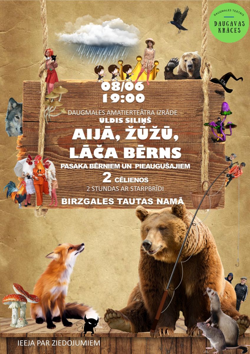 Daugmales amatierteātra izrāde Birzgalē