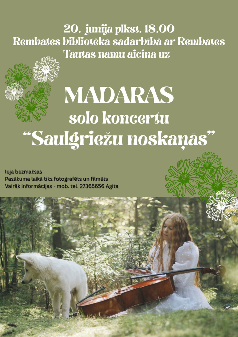 Koncerts SAULGRIEŽU NOSKAŅĀS Rembatē