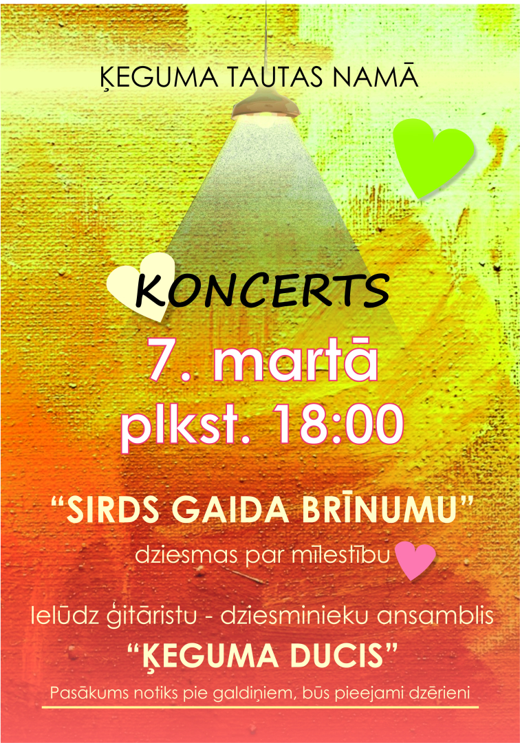 Koncerts “Sirds gaida brīnumu” Ķegumā