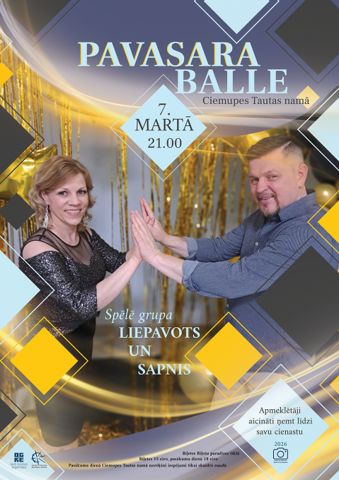 PAVASARA BALLE ar grupu LIEPAVOTS UN SAPNIS Ciemupē