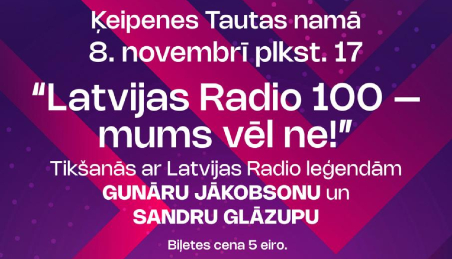 Tikšanās “Latvijas Radio 100 — mums vēl ne!” Ķeipenē