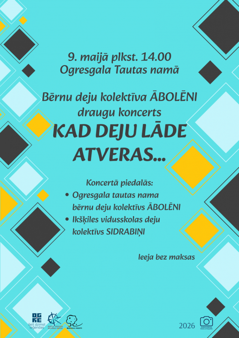 BDK Ābolēni draugu koncerts “Kad deju lāde atveras…” Ogresgalā